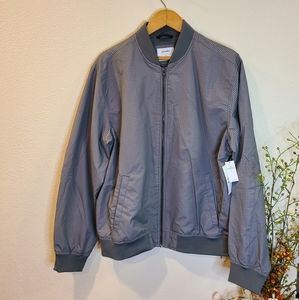 Old Navy Wind/Water Resistant Jacket Gray Size XL
